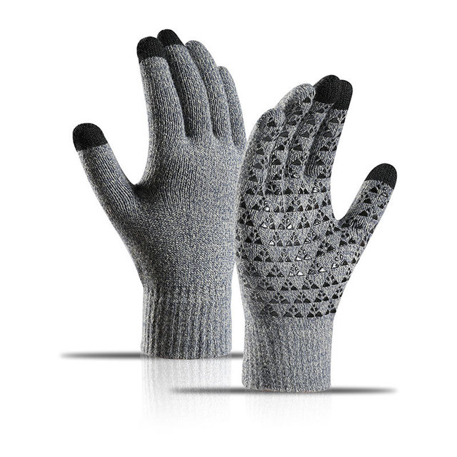 Low price for Cheap Cotton Work Gloves - Windproof Warm Knit Anti Slip Sports Touchscreen Texting Driving Cycling Touch Screen Winter Knitted Gloves – Red Sunshine detail pictures