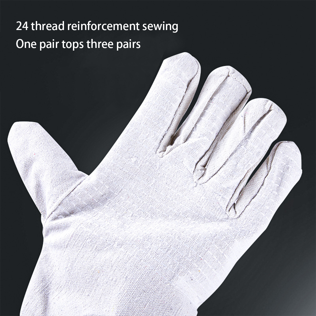 2021 Good Quality Thin Cotton Gloves - Widely Used Superior Quality Work Safety 24 Way Cotton Gloves – Red Sunshine detail pictures