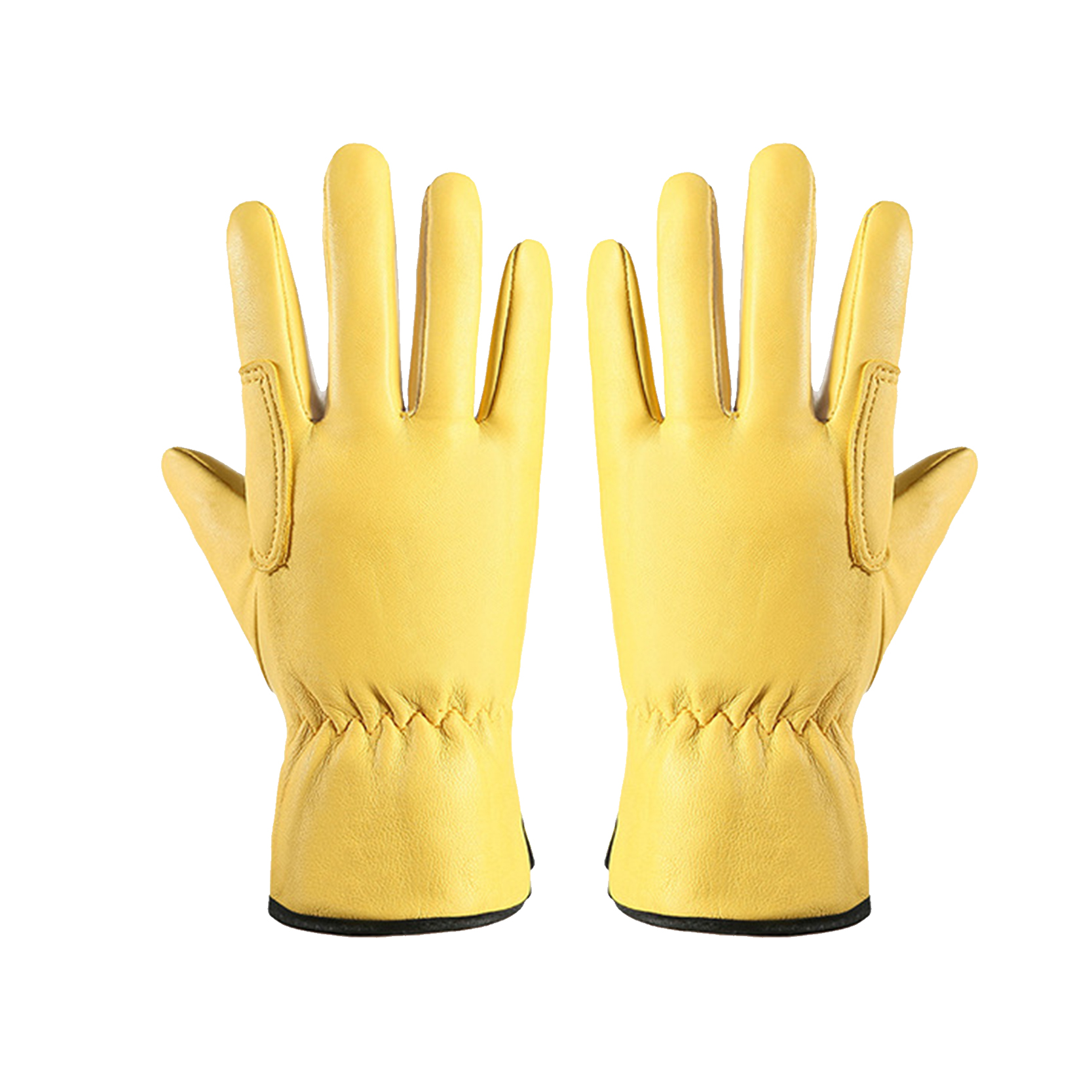 2021 wholesale price Mens Leather Driving Gloves - Unlined Men’s Cowhide Leather Work Gloves,Drivers Gloves – Red Sunshine detail pictures