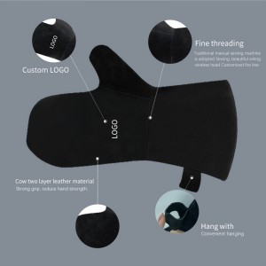 Barbecue Bbq Heat Resistant Fireplace Bbq Grill Kitchen Gloves Microwave Leather Oven Mitts Guantes