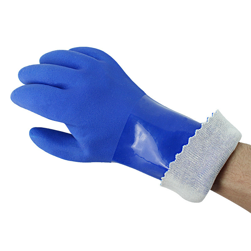 2021 China New Design Pvc Gloves Safe For Food Handling – PVC Coated Cold Proof Heavy Duty Gloves, Waterproof Warm Work Gloves for Freezer Work, Oil Resistant, Non-Slip – Red Sunshine detail pictures