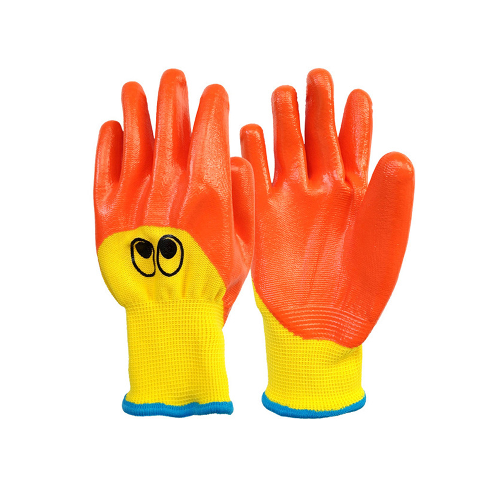 Wholesale Price China Pu Palm Coated Gloves - Children Colorful Gardening Gloves Rubber Coated Safety Working Gloves – Red Sunshine detail pictures