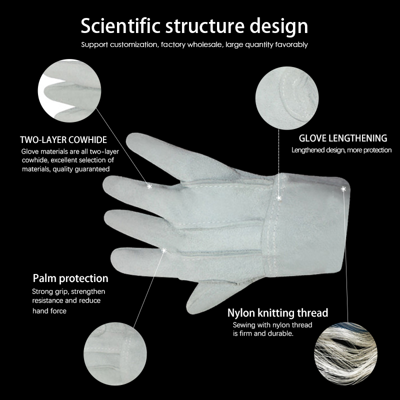 Chinese Professional Leather Welding Gloves - China Supplier Safety Leather Driver Gloves – Red Sunshine detail pictures