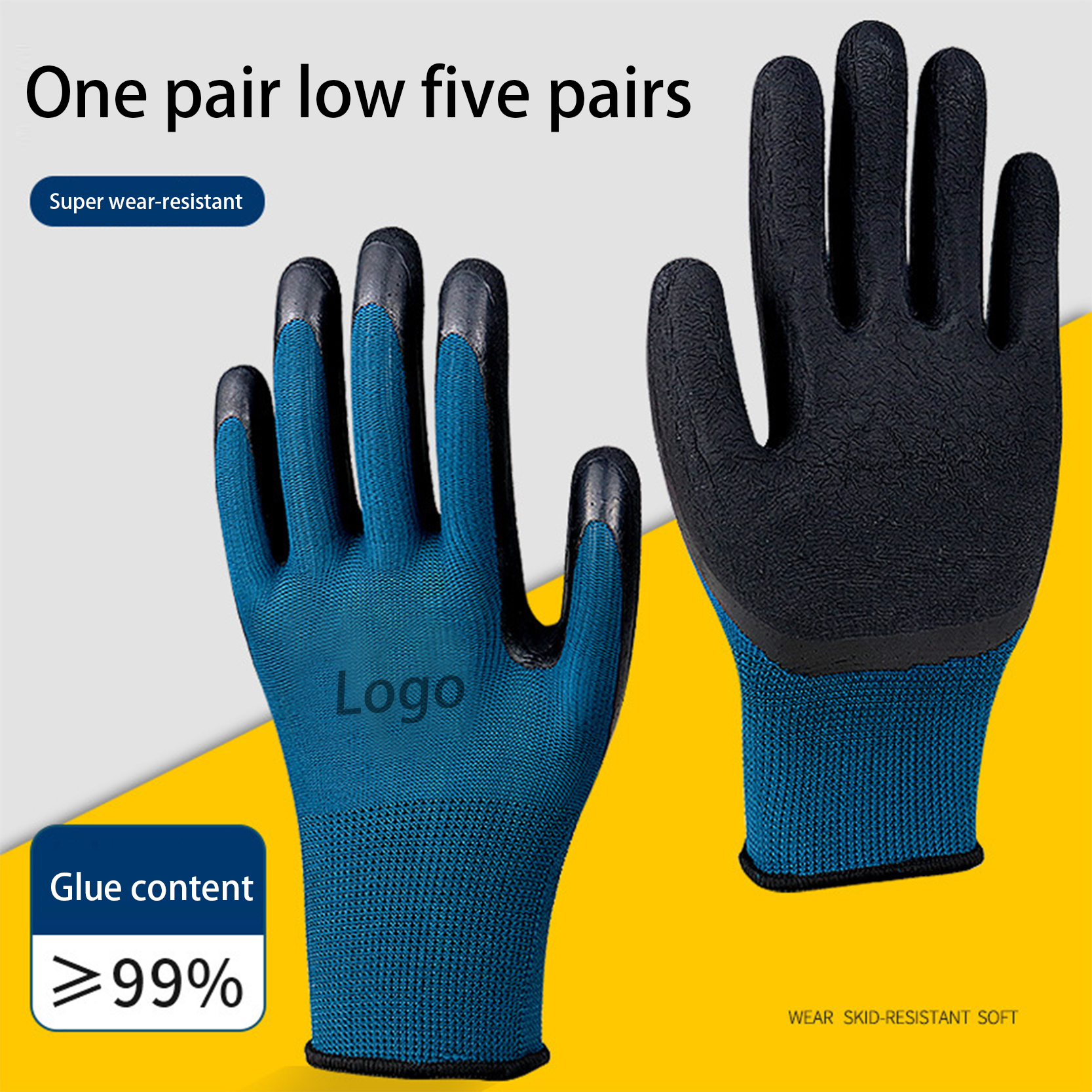 Factory Supply Nitrile Coated Work Gloves Home Depot – Large Rubber Latex Coated Work Gloves for Construction, gardening gloves, heavy duty gloves – Red Sunshine detail pictures