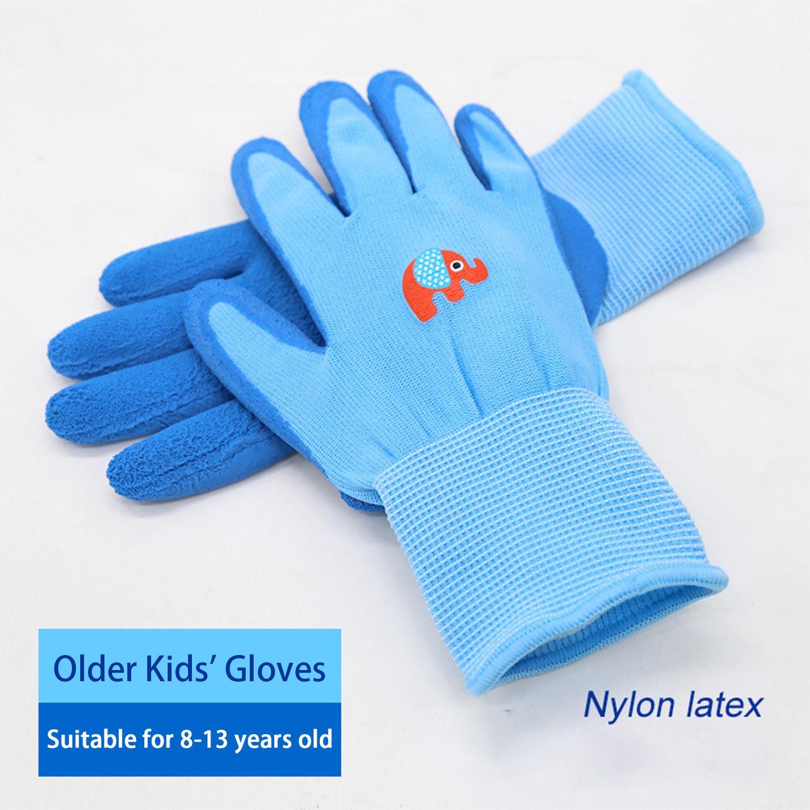 Wholesale Price Work Gloves Latex Coated - Gardening Gloves for women, Latex Coated Garden Gloves, Breathable, Medium Size fits Most, Purple, Yellow, Red – Red Sunshine detail pictures