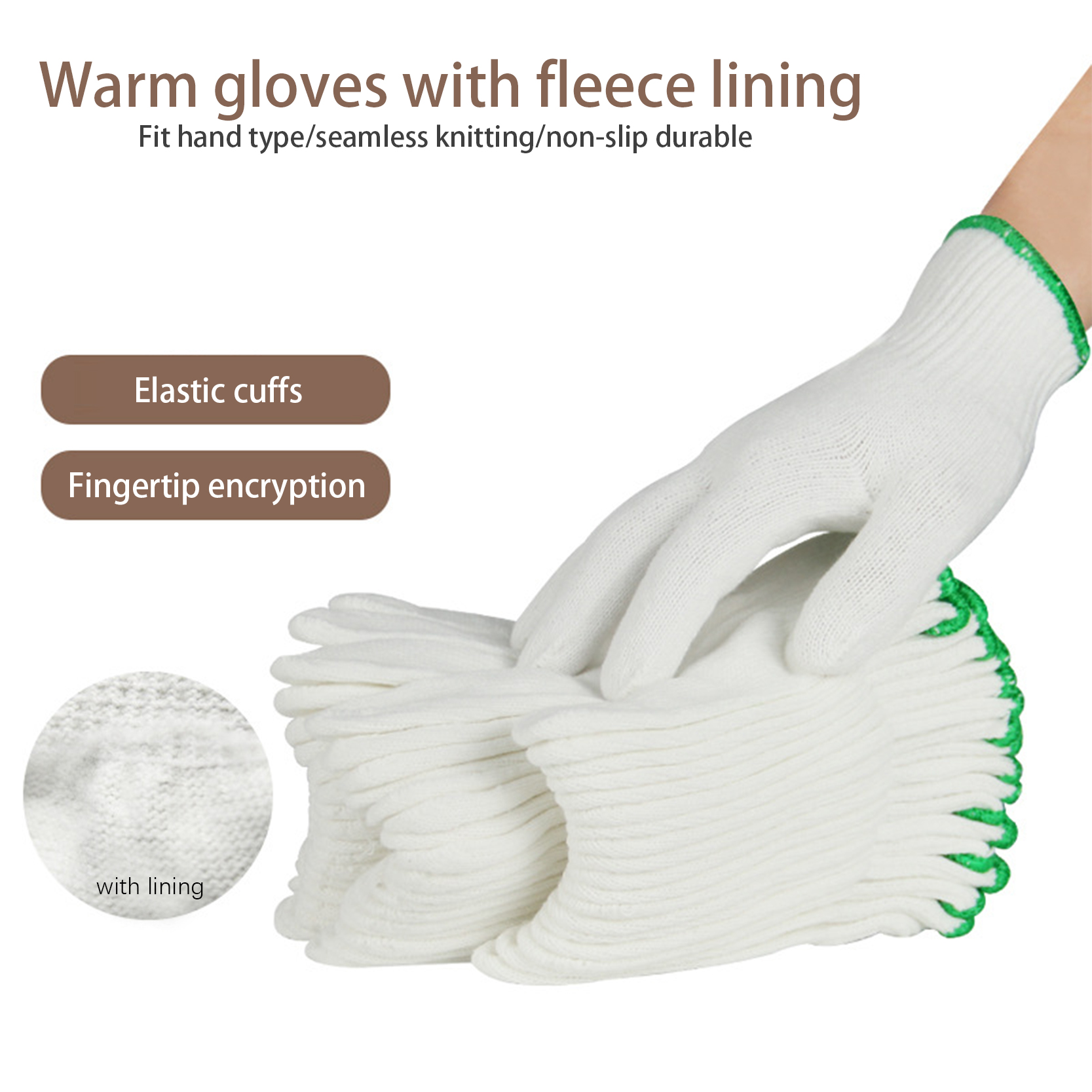 Excellent quality Cotton Women\\\\\\\\\\\\\\\’s Gloves - Winter Industrial Padded Cotton Gloves General Work Protection Gloves for Construction Site Work – Red Sunshine detail pictures