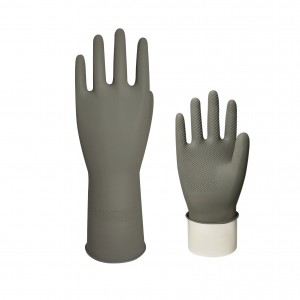 Factory Custom Color Reusable Guantes Household Flocklined Gloves Dishwashing Kitchen Cleaning Gloves