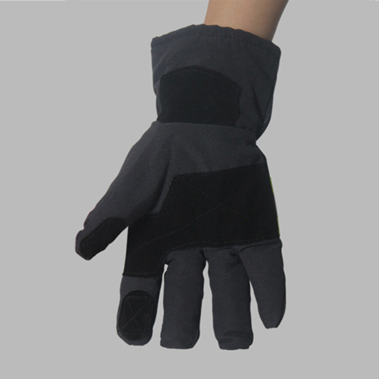 Chinese Professional Leather Welding Gloves - Warm Winter Rescue Reflective Traffic Police Gloves – Red Sunshine detail pictures