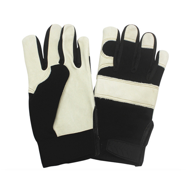 Wholesale Price China Warm Leather Gloves - Leather Work Gloves for Gardening/Cutting/Construction/Farm/Motorcycle, Men & Women – Red Sunshine detail pictures