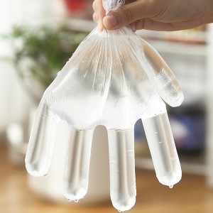 Disposable Plastic Gloves, Free Clear Polyethylene Hand Gloves Non-Sterile for Cleaning Cooking, Hair Coloring, Dishwashing, Food Handling