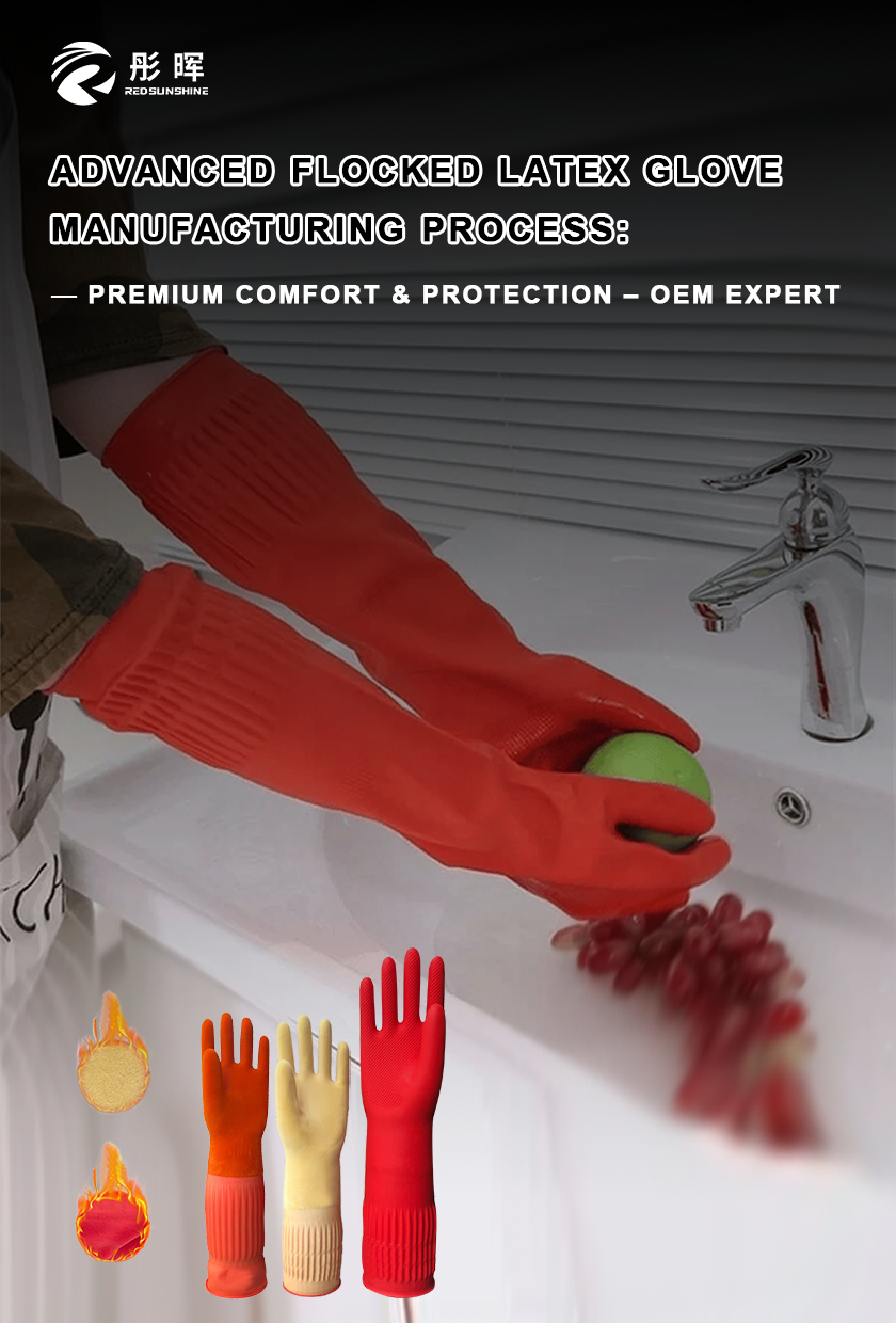 Innovative Cotton Flocked Latex Glove and Manufacturing Process