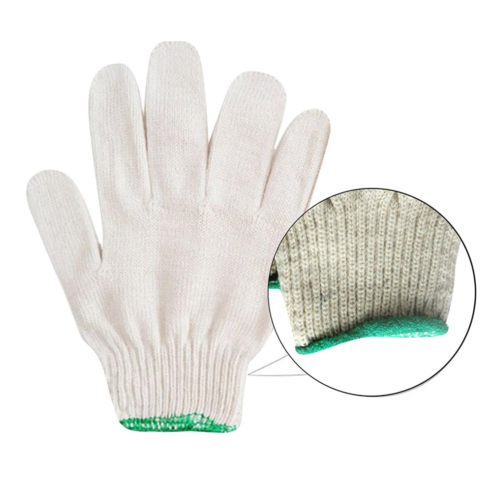 Cotton Gloves Protective Industrial Work Gloves (3)