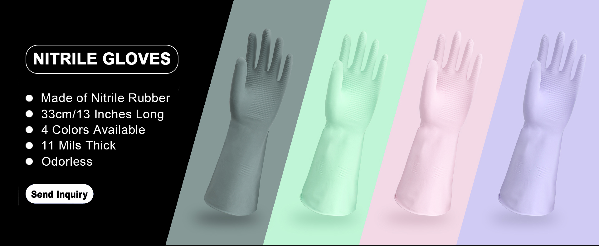 Custom Reusable Household Nitrile Gloves Manufacturer OEM ODM in China