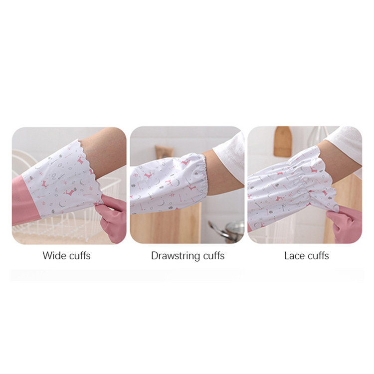 Extra Long Pvc Household Gloves Dish Washing And Gardening Gloves (5)