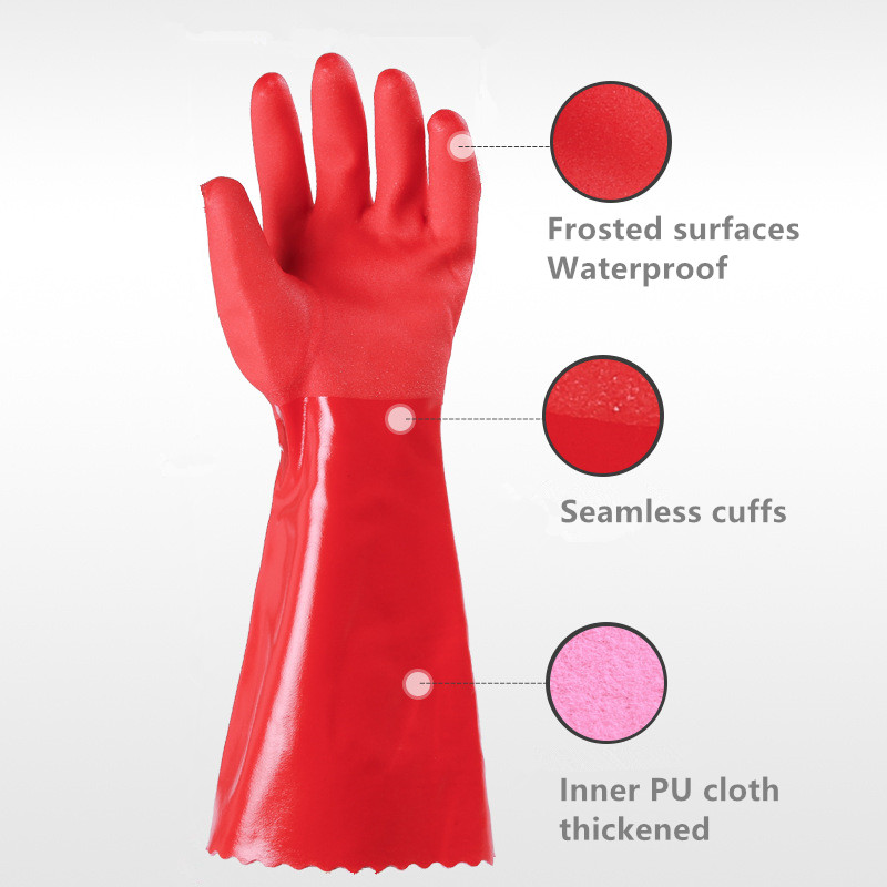 Global hotsale red 30cm long water proof PVC sandy industry finishe ( (7)