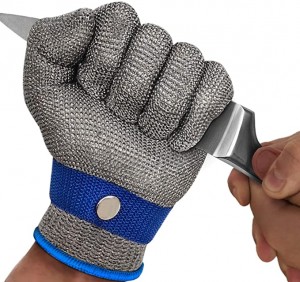 Manufacturer for Nitrile Coated Cut Resistant Gloves - Good Quality Metal Cut resistant Glove Stainless Steel Mesh Gloves for Butcher Cutting Work Safety – Red Sunshine