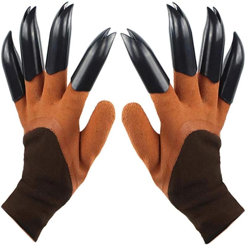 2021 Good Quality Latex Coated Work Gloves - Gardening Gloves With Claws Women and Men Garden Gloves Outdoor Protective Yard Work Gloves – Red Sunshine detail pictures