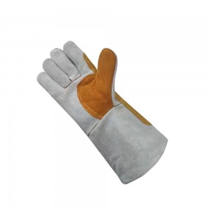 New Arrival China Leather Gardening Gloves Womens - High Quality Cow Split Leather Welding Gloves Protection Hand Gloves – Red Sunshine