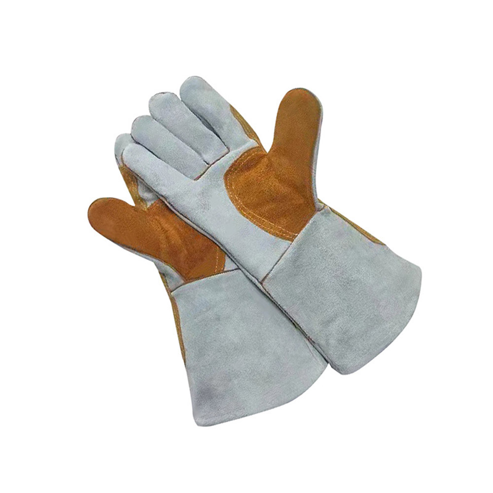 Chinese wholesale Leather Gardening Gloves - High Quality Cow Split Leather Welding Gloves Protection Hand Gloves – Red Sunshine detail pictures