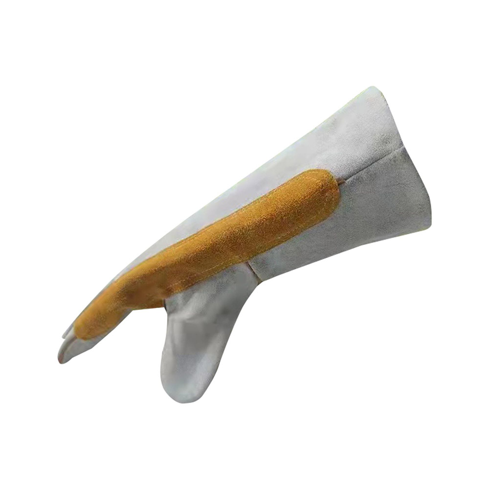 Chinese wholesale Leather Gardening Gloves - High Quality Cow Split Leather Welding Gloves Protection Hand Gloves – Red Sunshine detail pictures