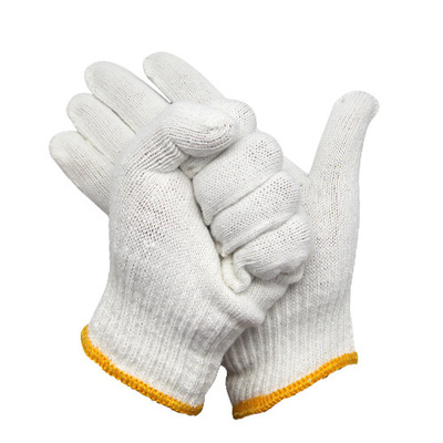 High quality cheap durable white cotton gloves