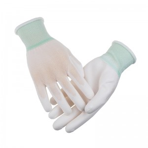2021 China New Design Nitrile Or Pu Coated Gloves - Hot Sell Wear-resistant ESD Antistatic Pu Plam Coating Glove Work Nylon PU Coated Gloves Anti-static Construction – Red Sunshine