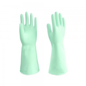2025 Best Price OEM 33cm Nitrile Rubber Gloves for Kitchen Cleaning Dishwashing