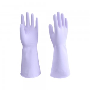 Latex-Free Anti-Allergic Nitrile Rubber Gloves for Housework & Commercial Cleaning