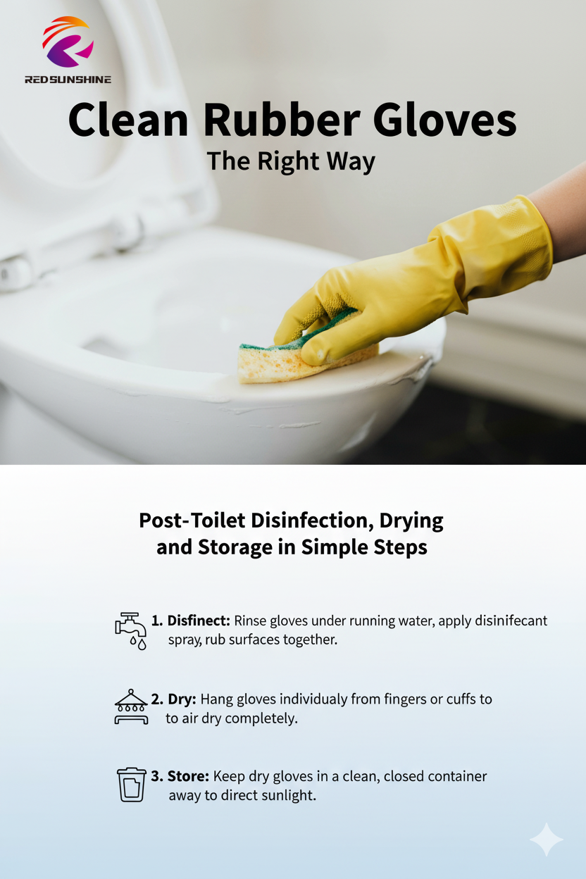 How to Clean Rubber Gloves After Cleaning a Toilet: Safe, Simple, Effective