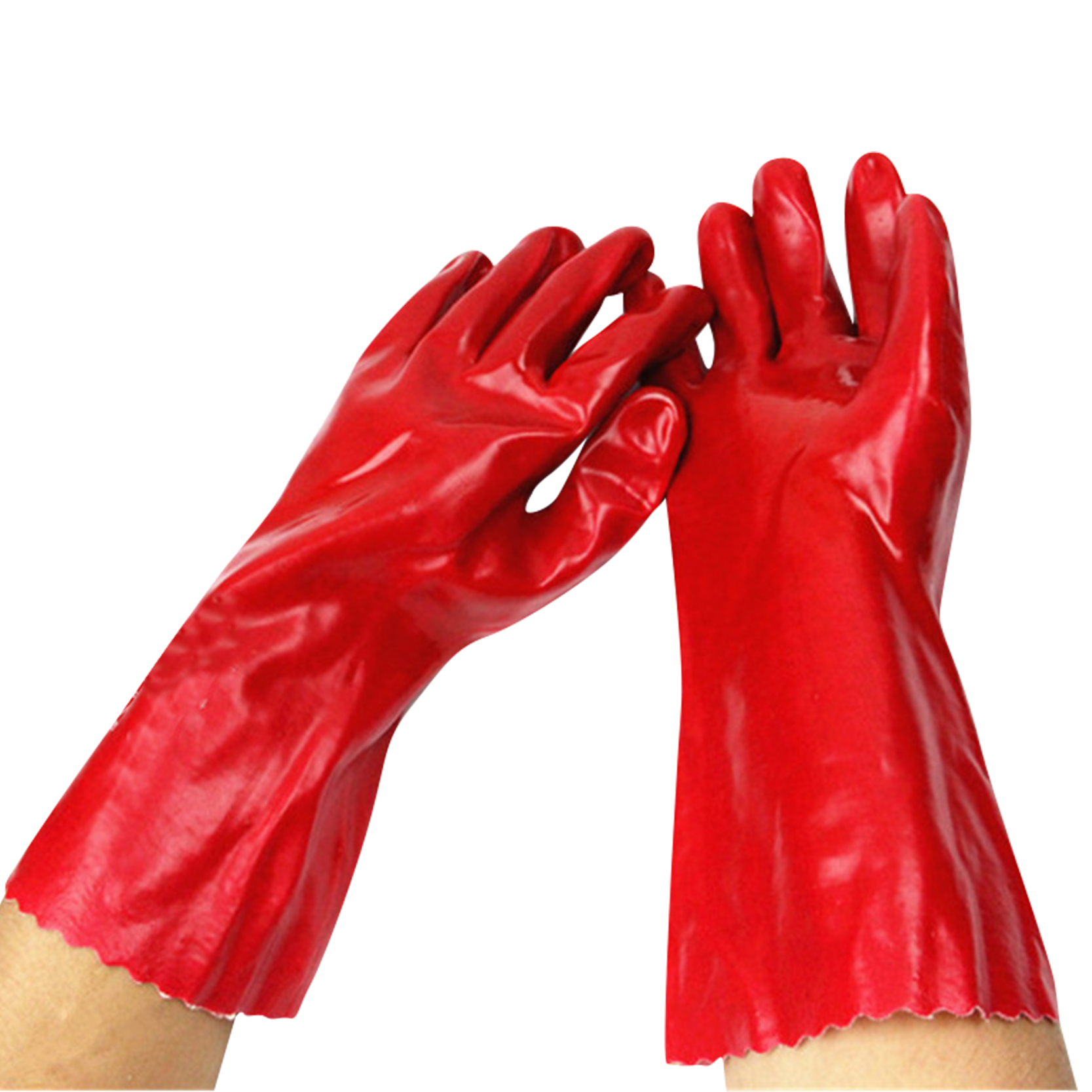 Pvc Industrial Coating Work Hand Glove Suppliers From China (2)