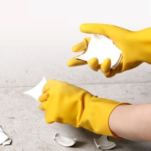 Reusable Cleaning Gloves Extra Thickness Rubber Gloves Latex Free Household Gloves for Kitchen